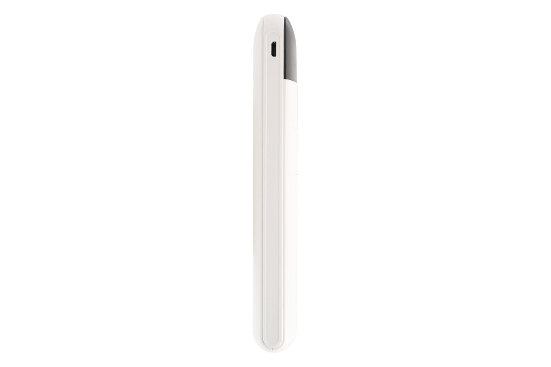 نمای راست پاور بانک کملیون PS679 با ظرفیت 16000 میلی‌آمپر ساعت Camelion PS679 16000mAh سفید