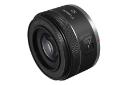 نمای نیمرخ لنز کانن RF 50mm F1.8 STM در حالت افقی