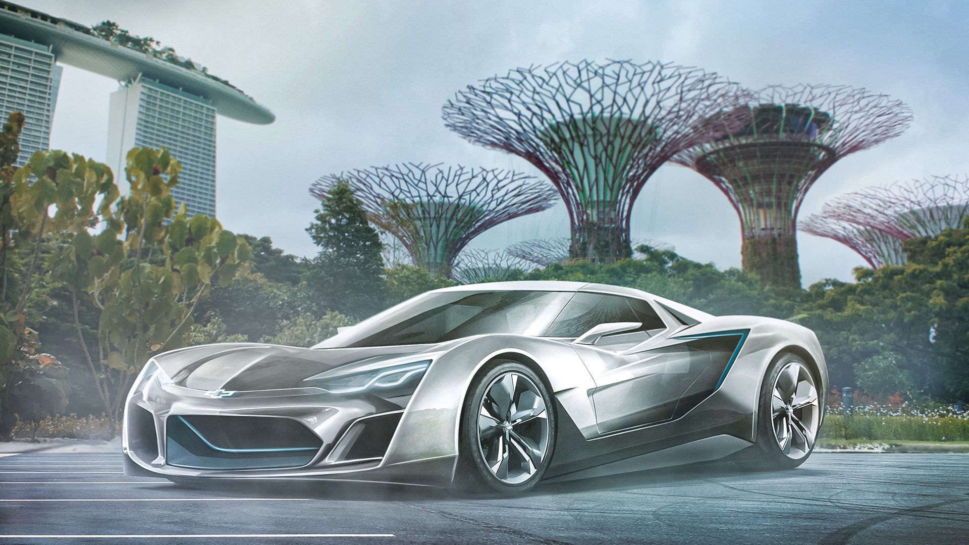 رندر ۲۰۵۰ شورولت کوروت / Chevrolet corvette 2050 render