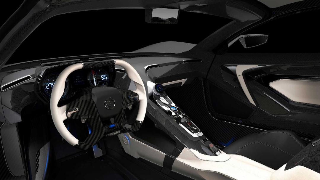 Elation Dogo 001 Hypercar ابرخودرو ایلیشن دوگو  نمای داخلی