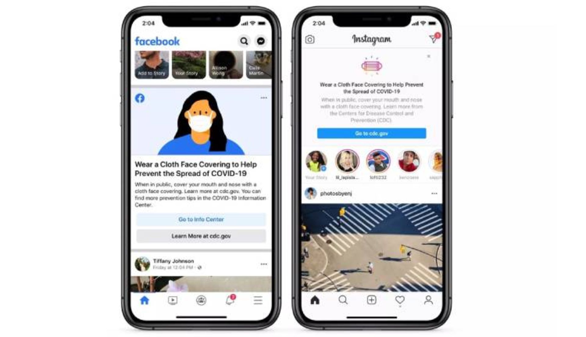 اینستاگرام و فیسبوک