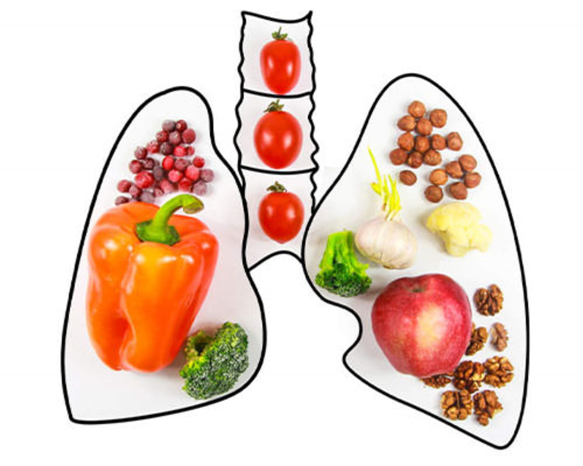 غذاهای مفید برای ریه