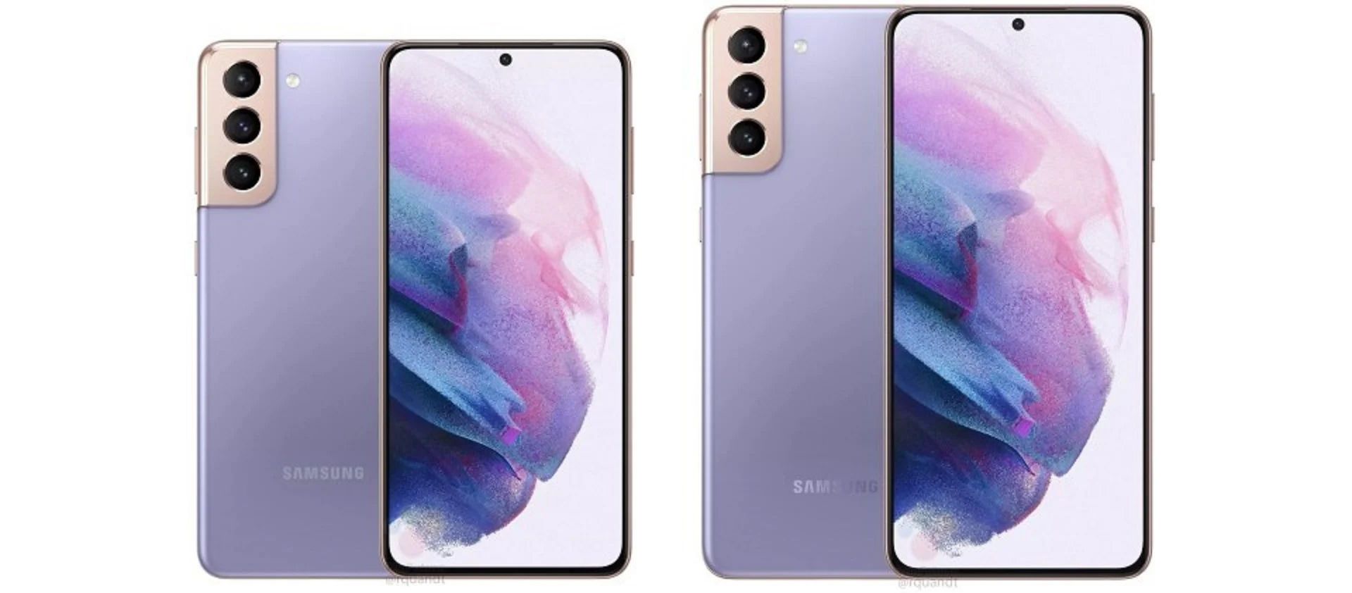 مقایسه ابعاد گلکسی اس ۲۱ و گلکسی S21 پلاس