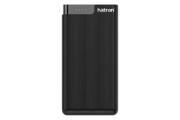 نمای روبرو پاور بانک هترون HPB1090PD با ظرفیت 10000 میلی‌آمپر ساعت Hatron HPB1090PD 10000mAh مشکی