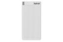 نمای روبرو پاور بانک هترون HPB1090PD با ظرفیت 10000 میلی‌آمپر ساعت Hatron HPB1090PD 10000mAh سفید
