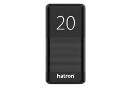پاور بانک هترون HPB2081 با ظرفیت 20000 میلی‌آمپر ساعت Hatron HPB2081 20000mAh مشکی