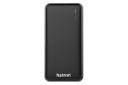 نمای روبرو پاور بانک هترون HPB2089 با ظرفیت 20000 میلی‌آمپر ساعت Hatron HPB2089 20000mAh مشکی