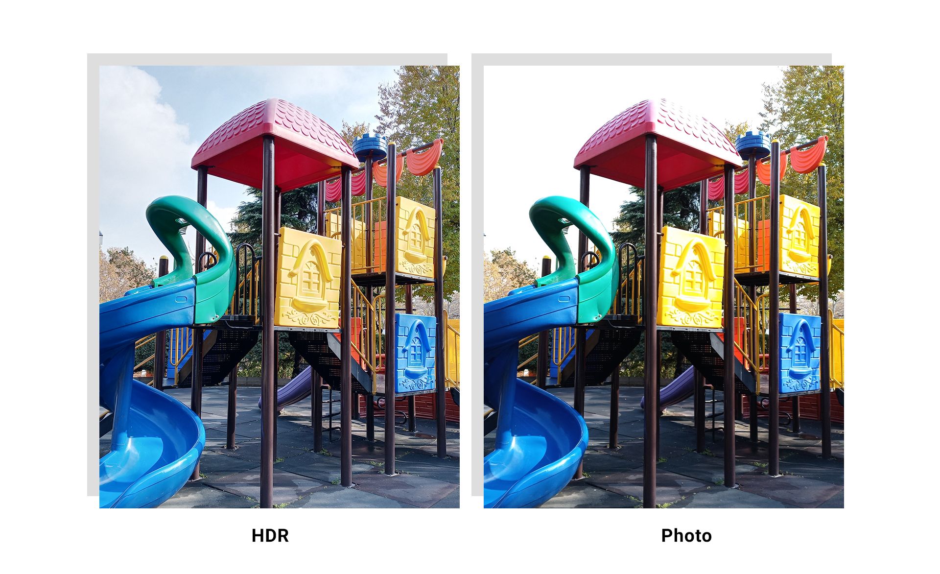 HDR vs Photo Huawei Y9a