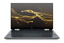 نمای جلو لپ تاپ اچ پی اسپکتر X360 13T AW000 در حالت روشن