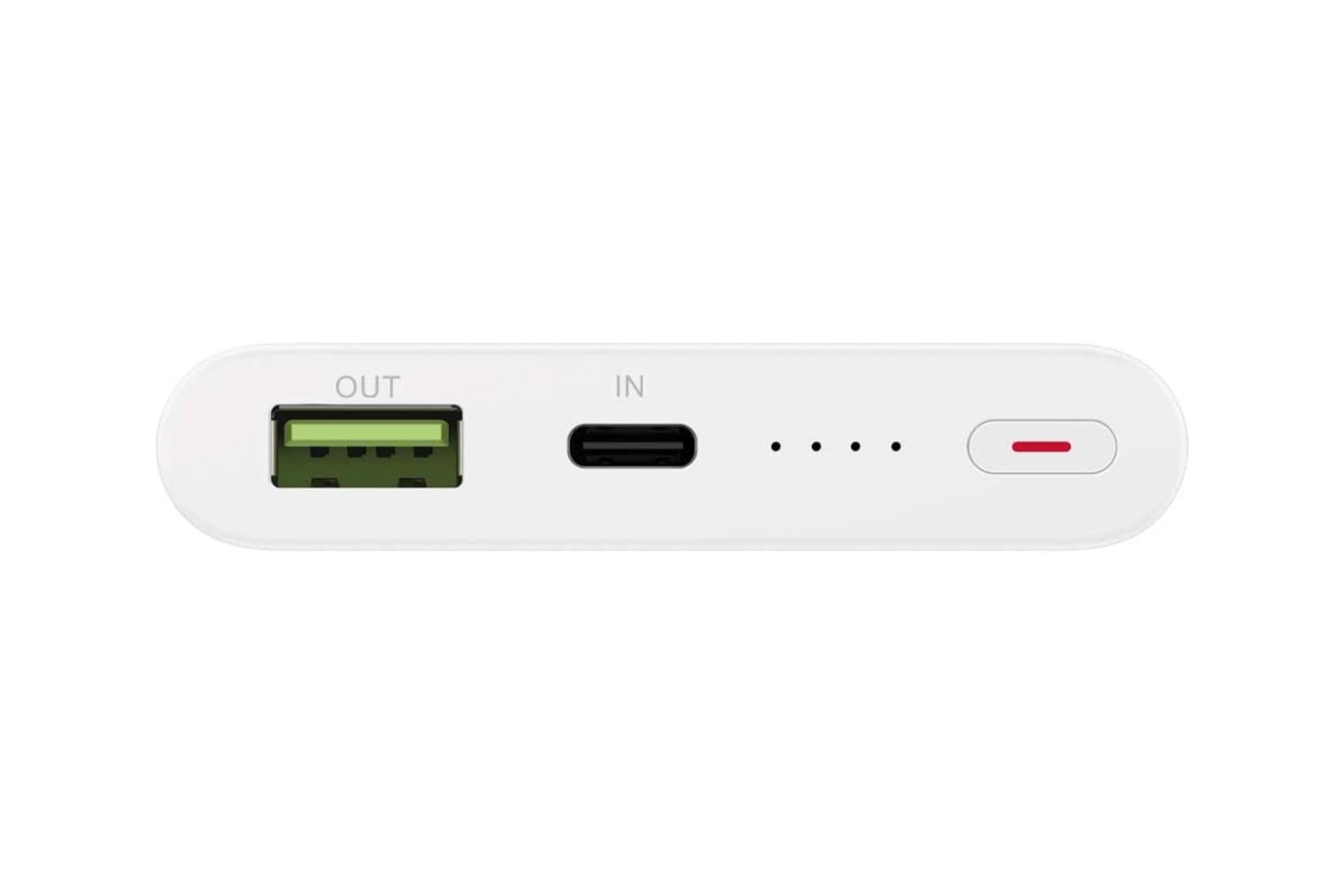 درگاه پاور بانک هواوی CP11QC با ظرفیت 10000 میلی‌آمپر ساعت Huawei CP11QC 10000mAh