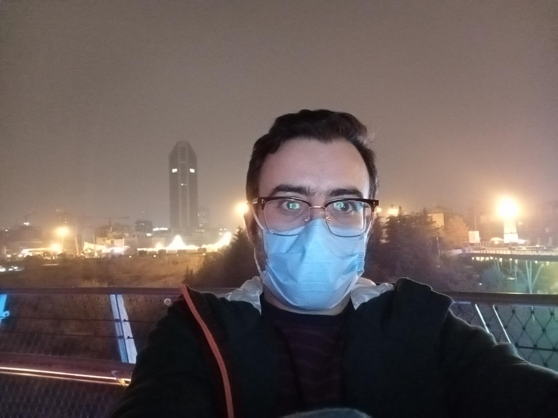 نمونه عکس دوربین سلفی گوشی هواوی Y9a - مهرداد عیسی لو
