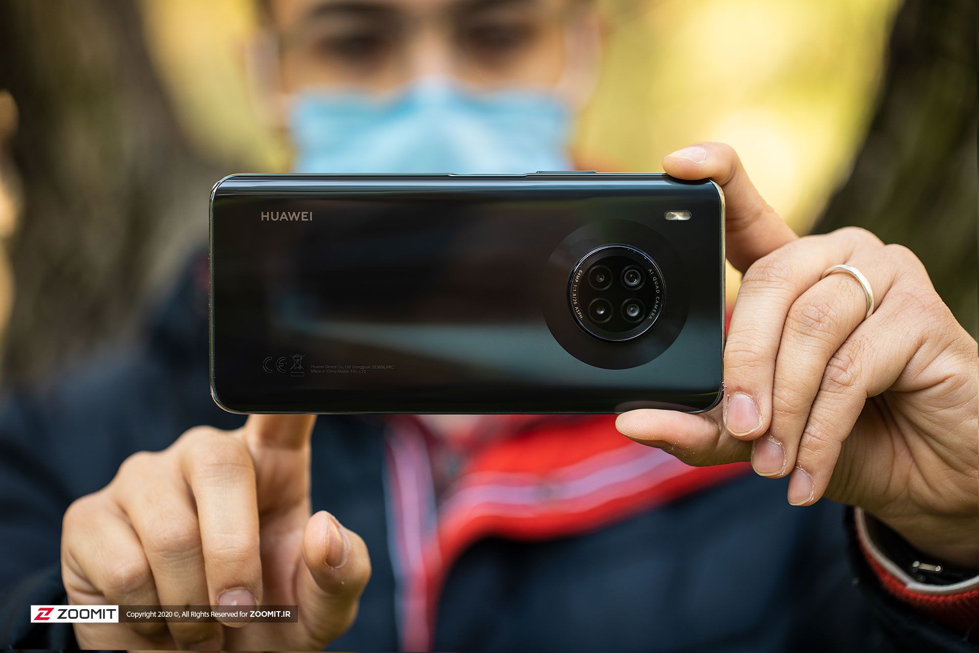 پشت گوشی هواوی Y9a