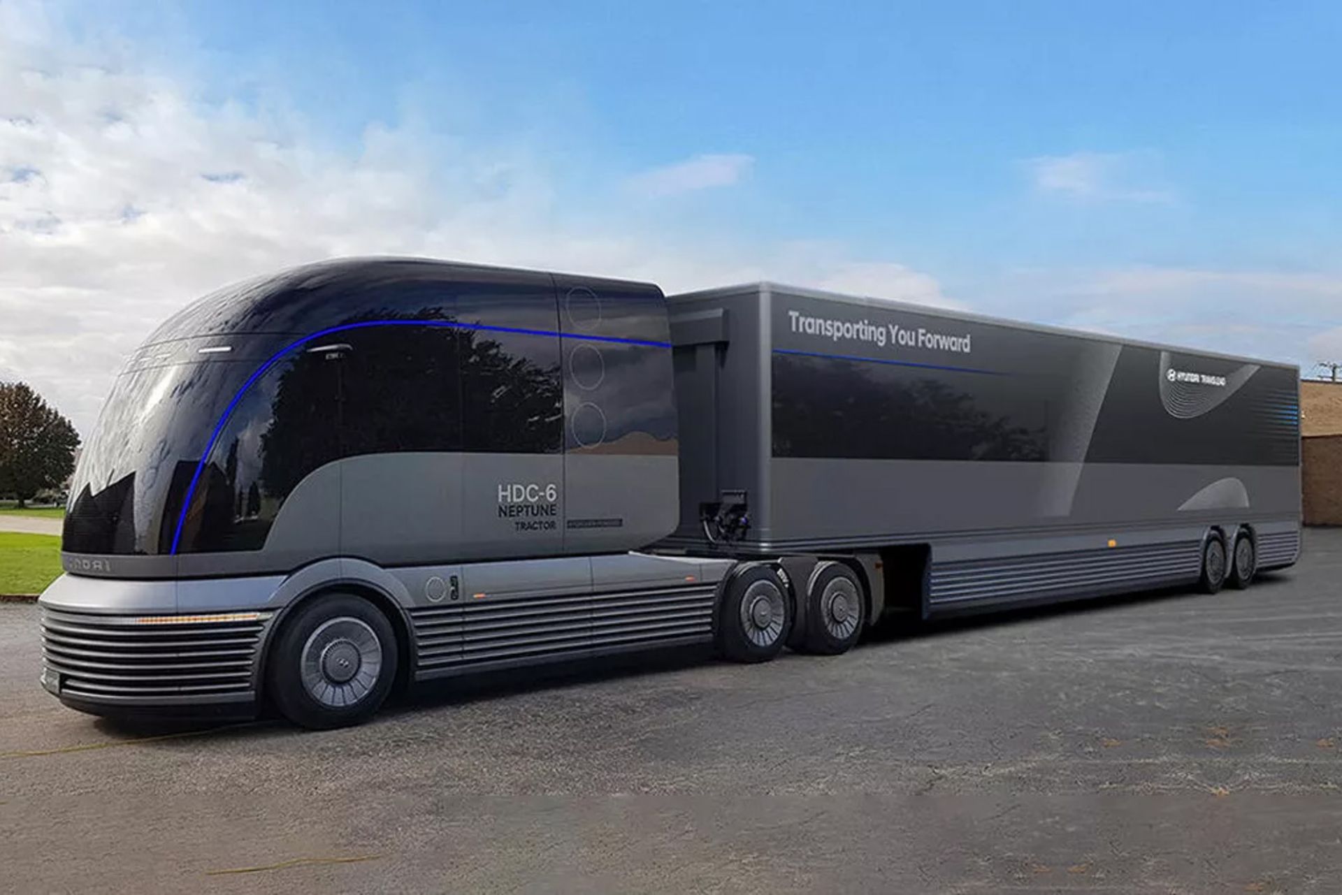 Hyundai hydrogen HTwo کامیون مفهومی هیدروژنی هیوندای