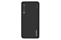 نمای روبرو پاور بانک کلومن KP-355 با ظرفیت 10000 میلی‌آمپر ساعت Koluman KP-355 10000mAh مشکی