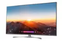 نمای نیمرخ تلویزیون ال جی 65SK800 با صفحه روشن