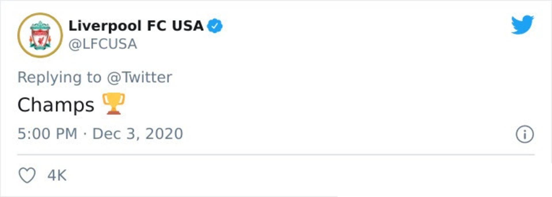 توییت لیورپول