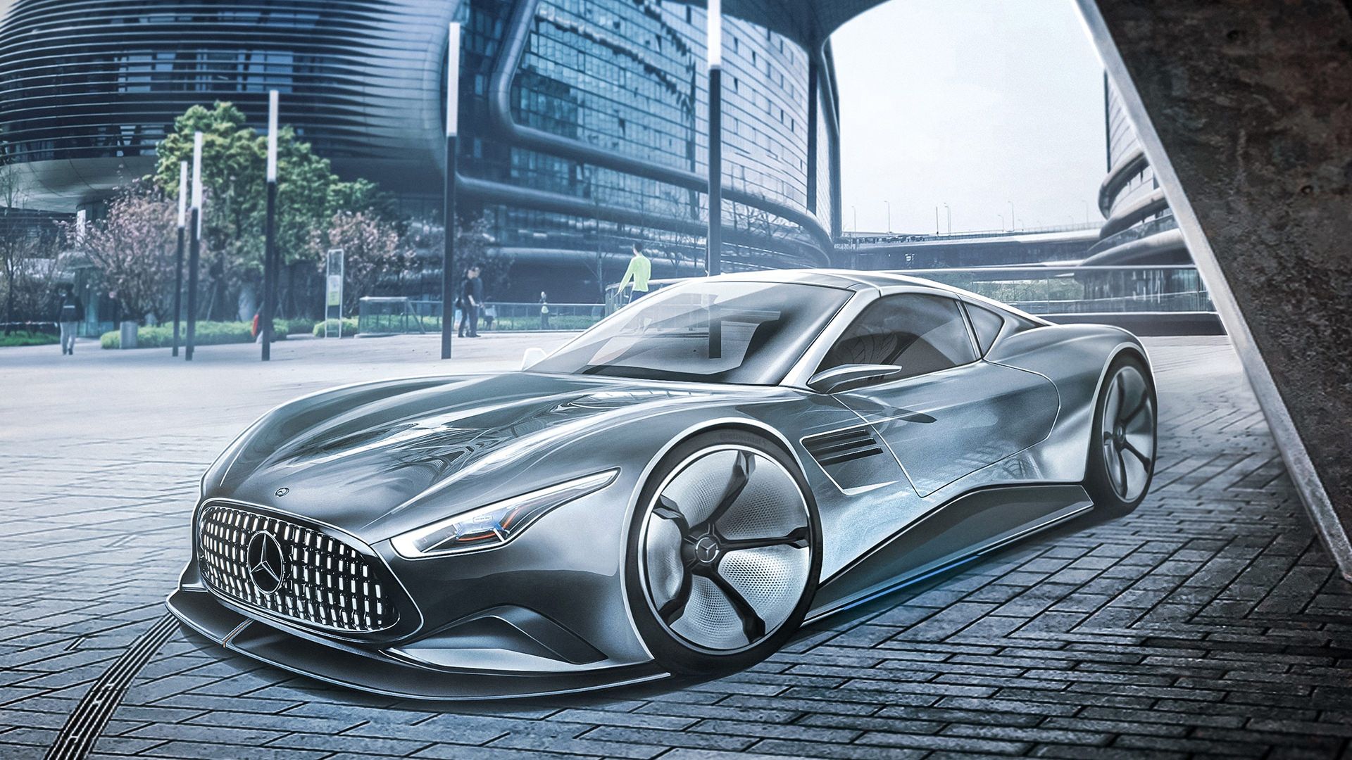 رندر ۲۰۵۰ مرسدس بنز اس ال / Mercedes Benz SL 2050 render