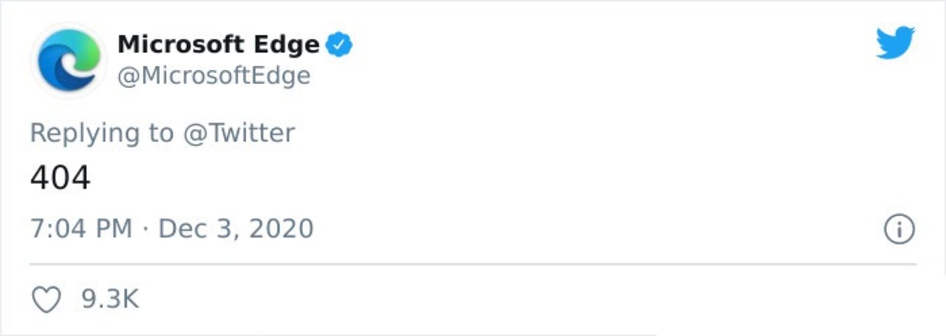 توییت مایکروسافت اج