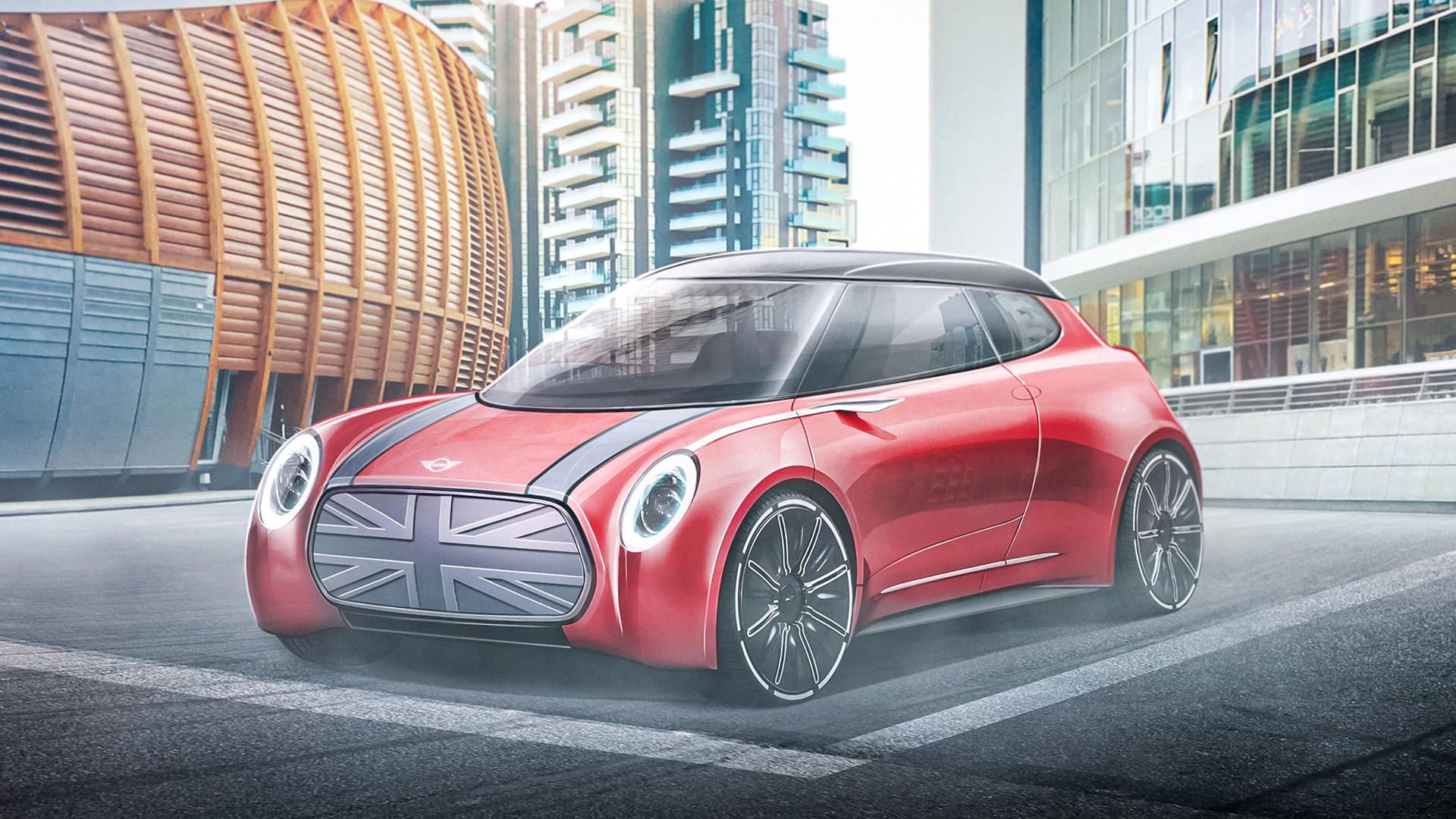 رندر ۲۰۵۰ مینی کوپر / Mini Cooper 2050 render