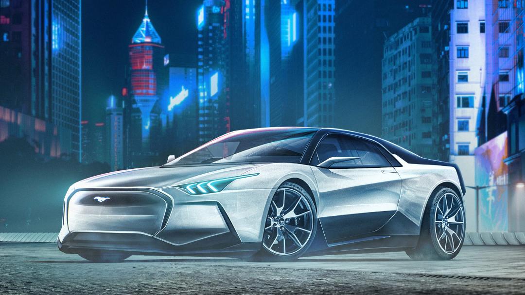 رندر ۲۰۵۰ موستانگ / Ford Mustang 2050 render 