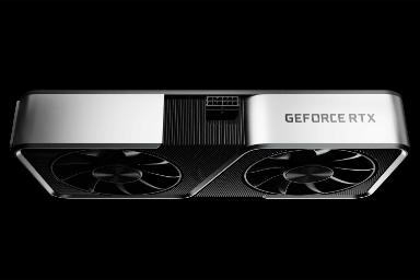 کارت گرافیک NVIDIA GeForce RTX 3060 Ti نمای بغل / انویدیا جی فورس RTX 3060 Ti
