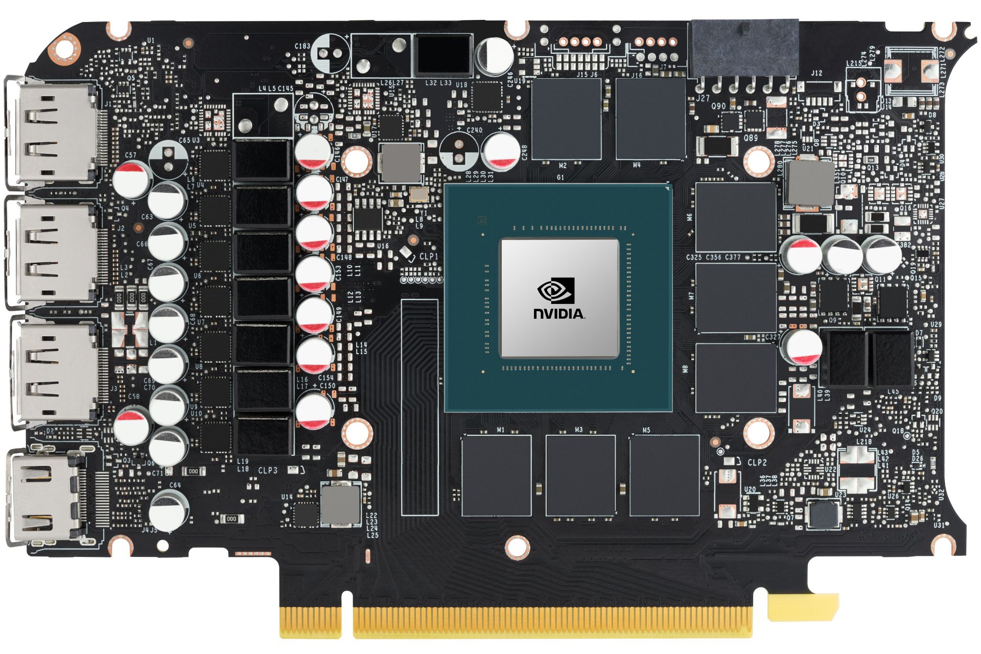 برد مدار چاپی / PCB کارت گرافیک انویدیا RTX 3060 Ti