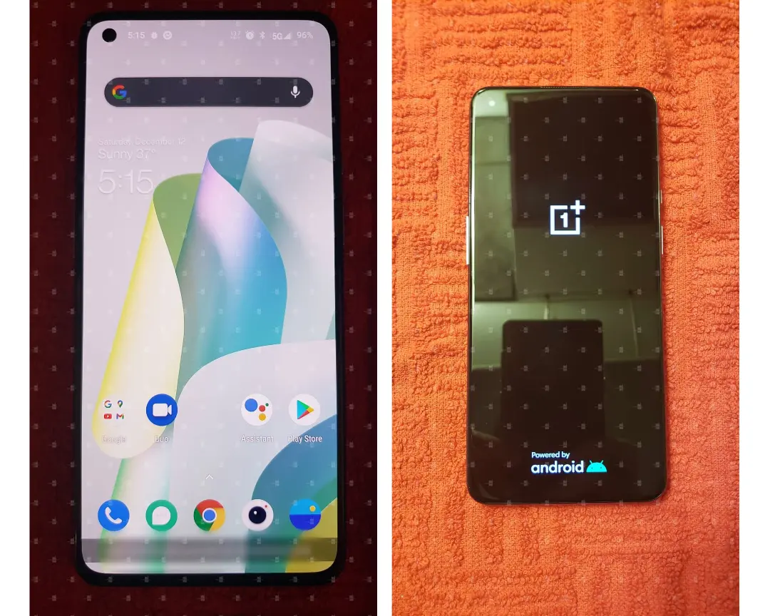 نمایشگر پنل چلو وان پلاس ۹ / OnePlus 9 5G  فاش شده