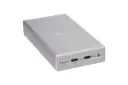 درگاه پاور بانک سونی CP-SC10 با ظرفیت 10000 میلی‌آمپر ساعت Sony CP-SC10 10000mAh نقره ای