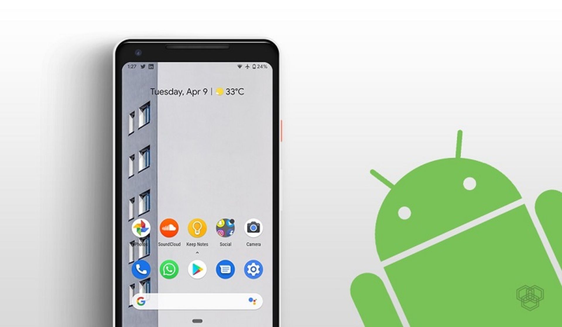 اندروید خام stock android