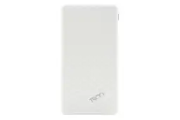 نمای روبرو پاور بانک تسکو TP 878 با ظرفیت 20000 میلی‌آمپر ساعت Tsco TP 878 20000mAh سفید