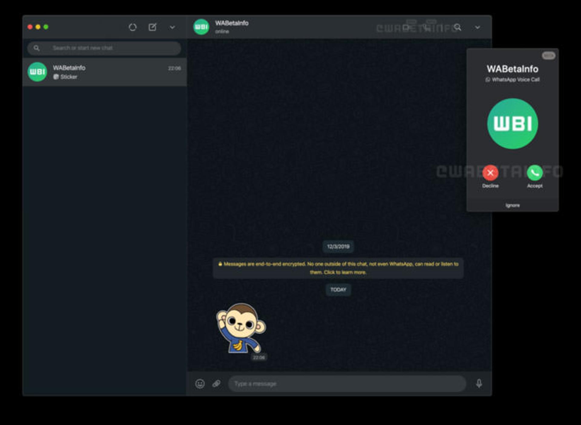 نسخه دسکتاپ واتساپ