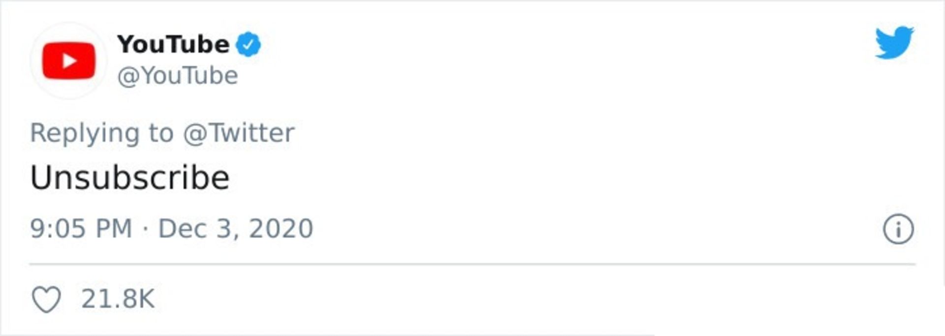 توییت یوتیوب