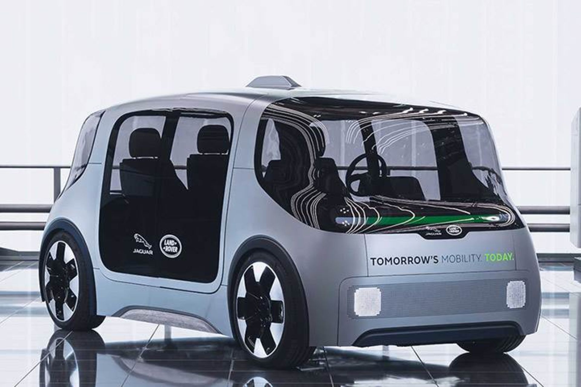 Jaguar Land Rover autonomous electric car / جگوار لندرور