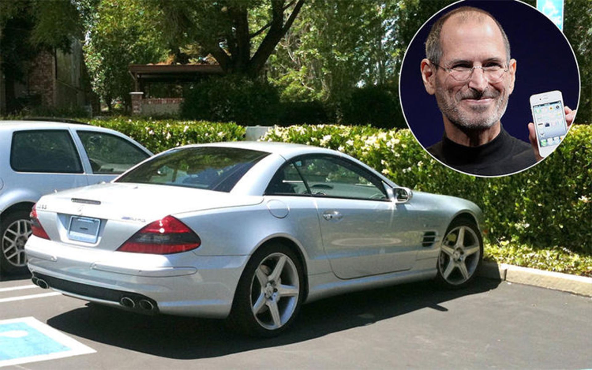 Steve Jobs - Mercedes SL55 AMG