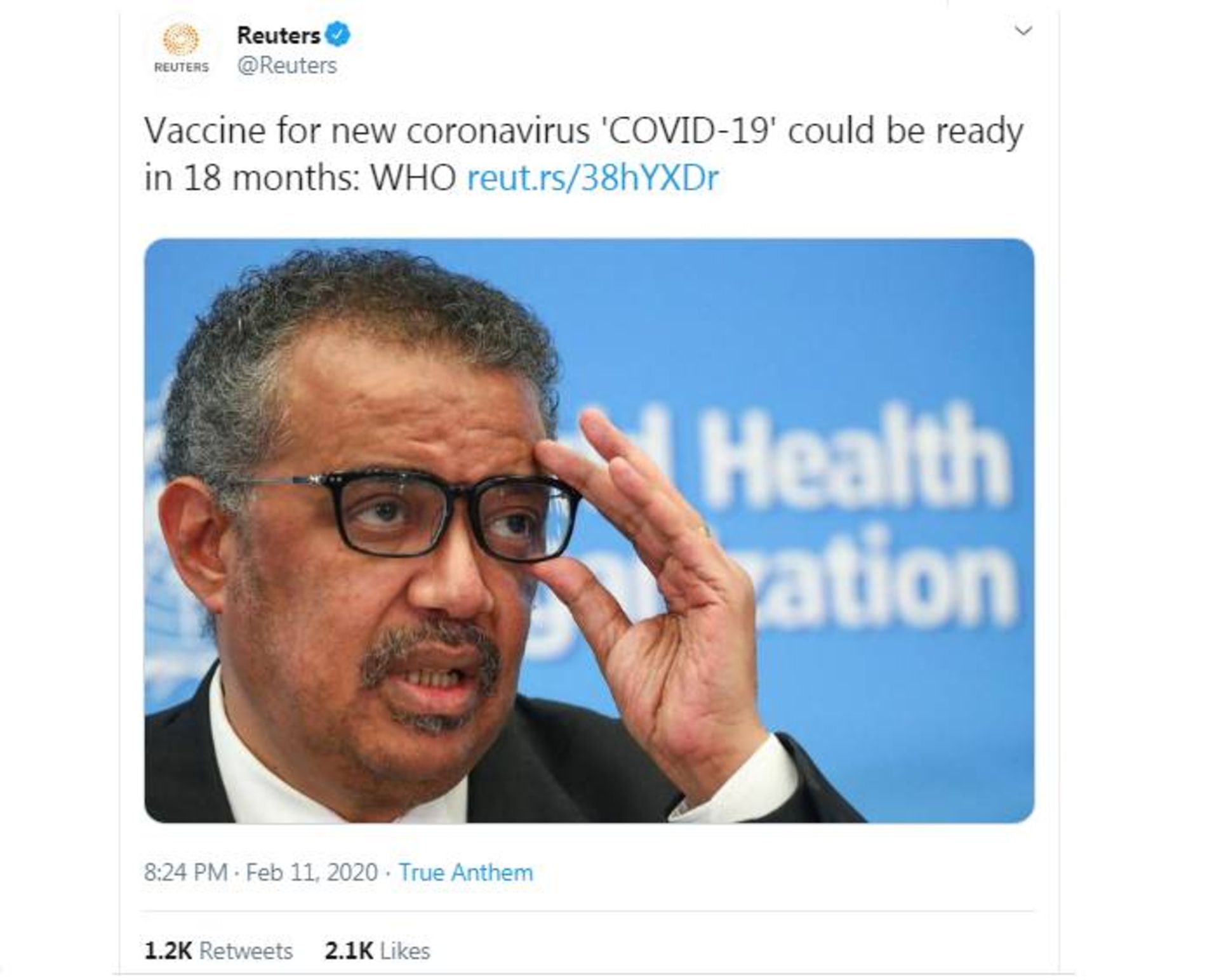 مدیر کل سازمان جهانی بهداشت