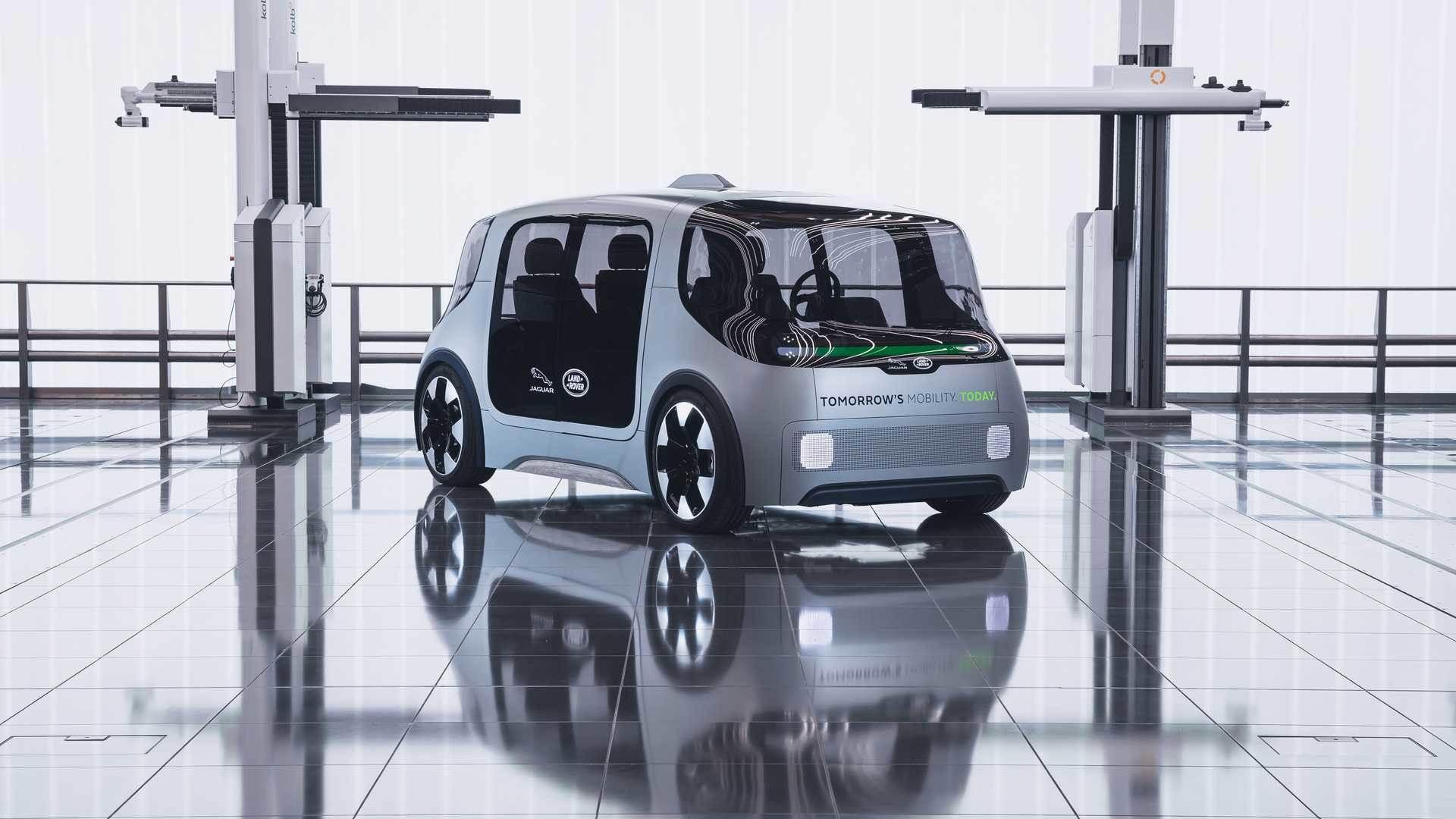 Jaguar Land Rover autonomous electric car / جگوار لندرور