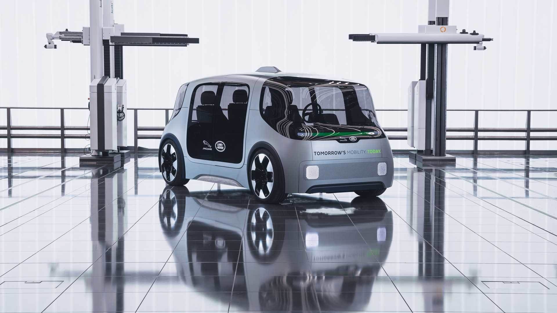 Jaguar Land Rover autonomous electric car / جگوار لندرور