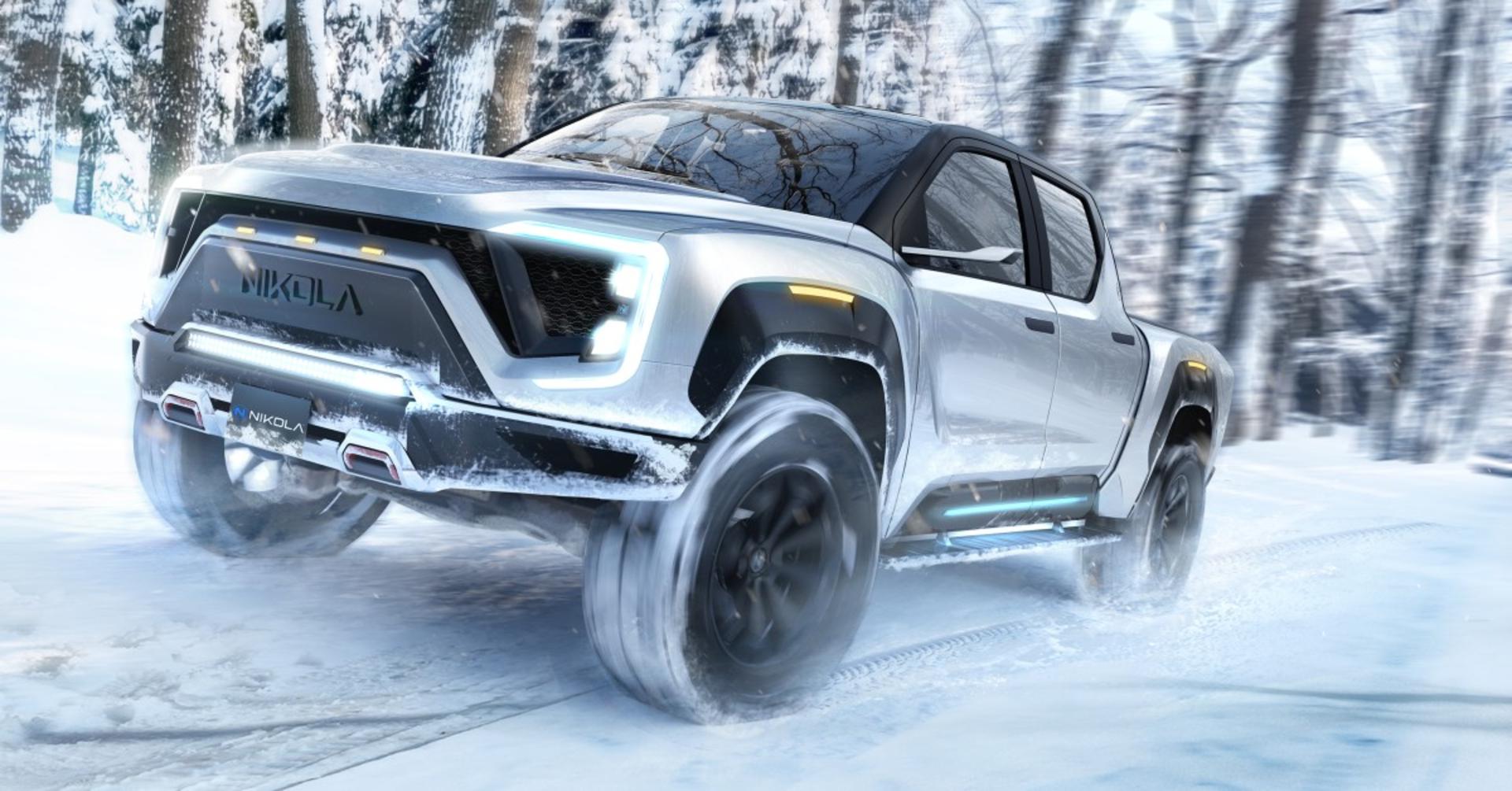   electric truck nikola badger