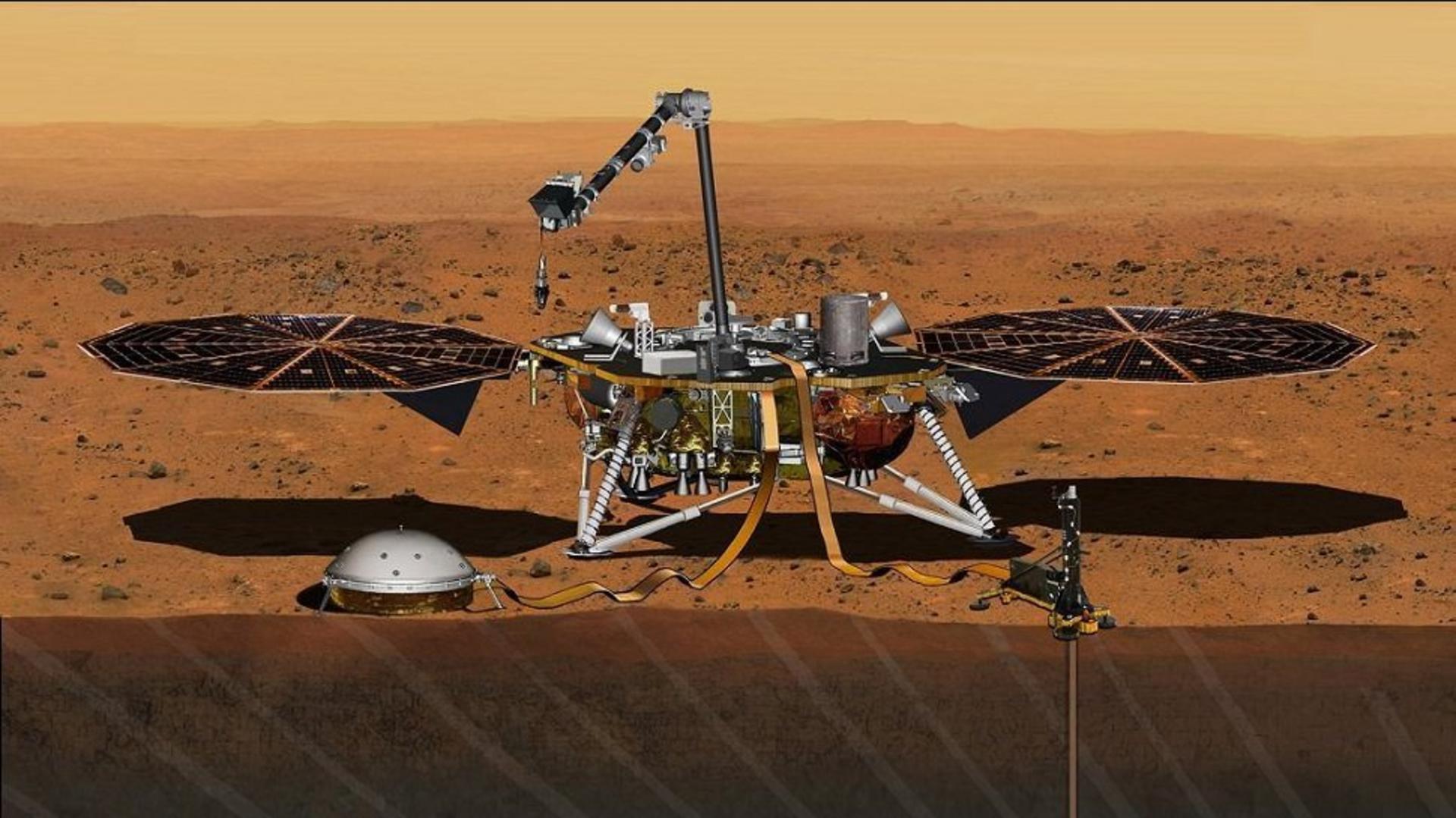 InSight lander / سطح نشین اینسایت