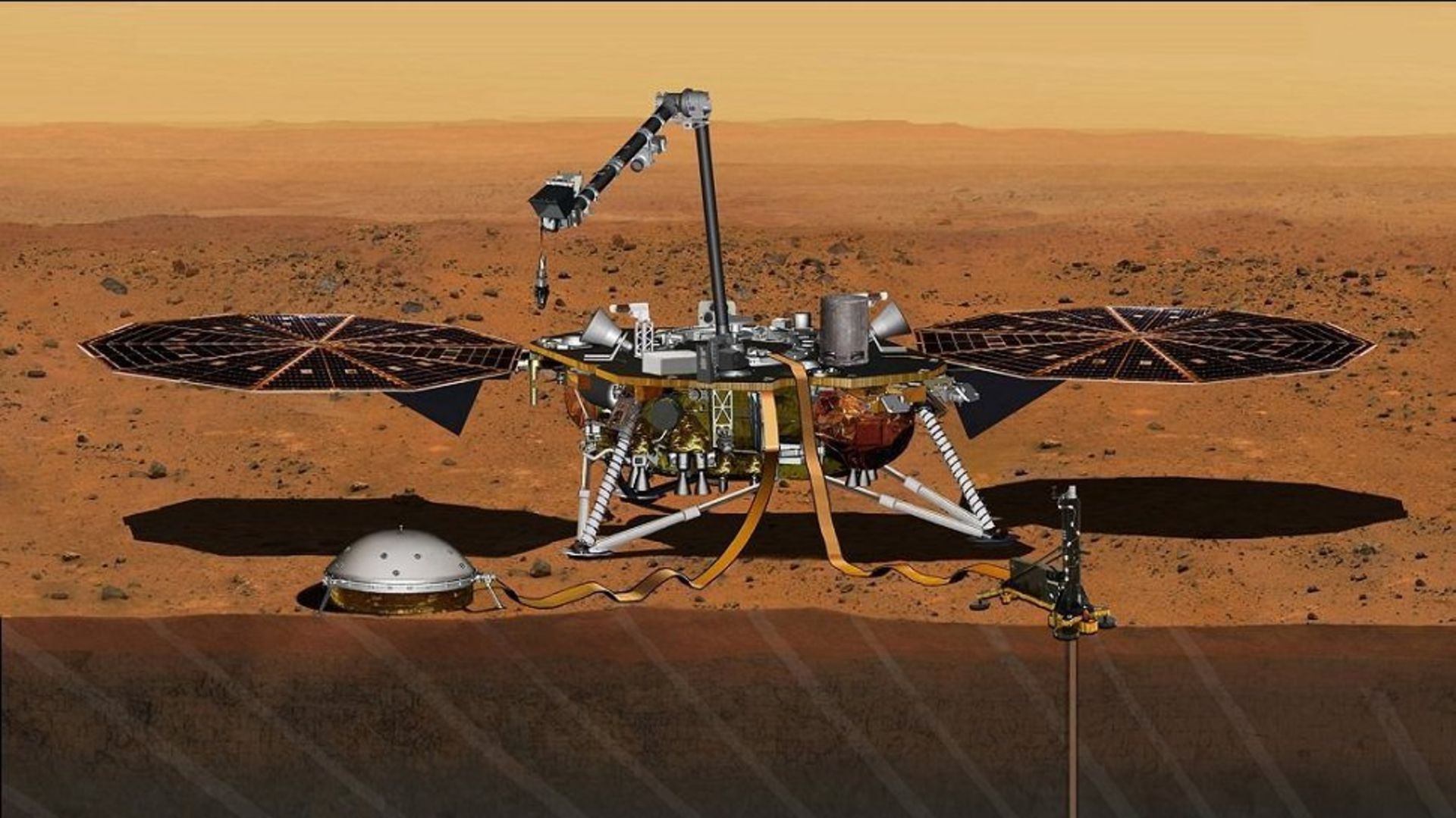 InSight lander / سطح نشین اینسایت