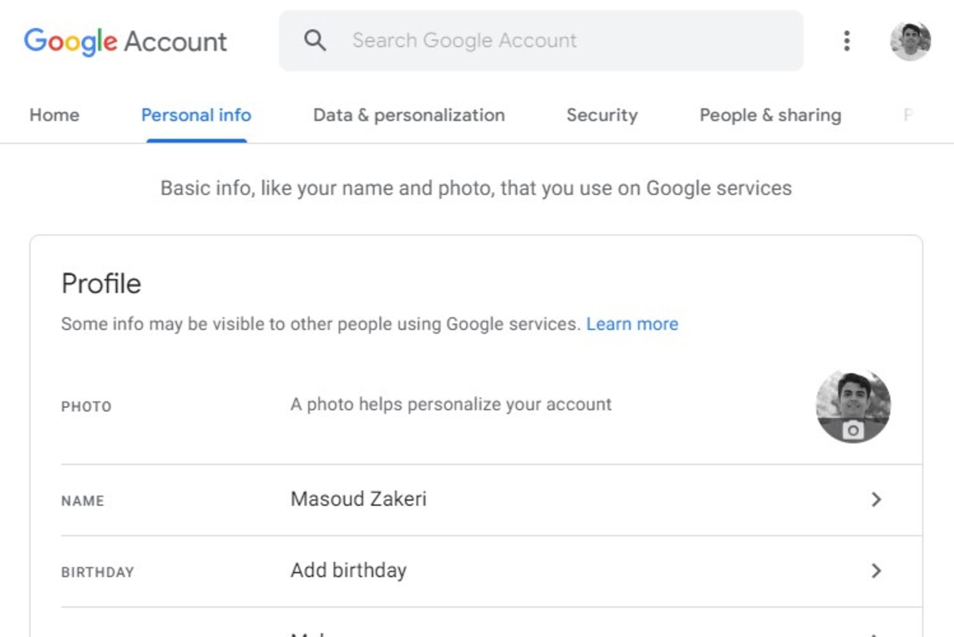 google account