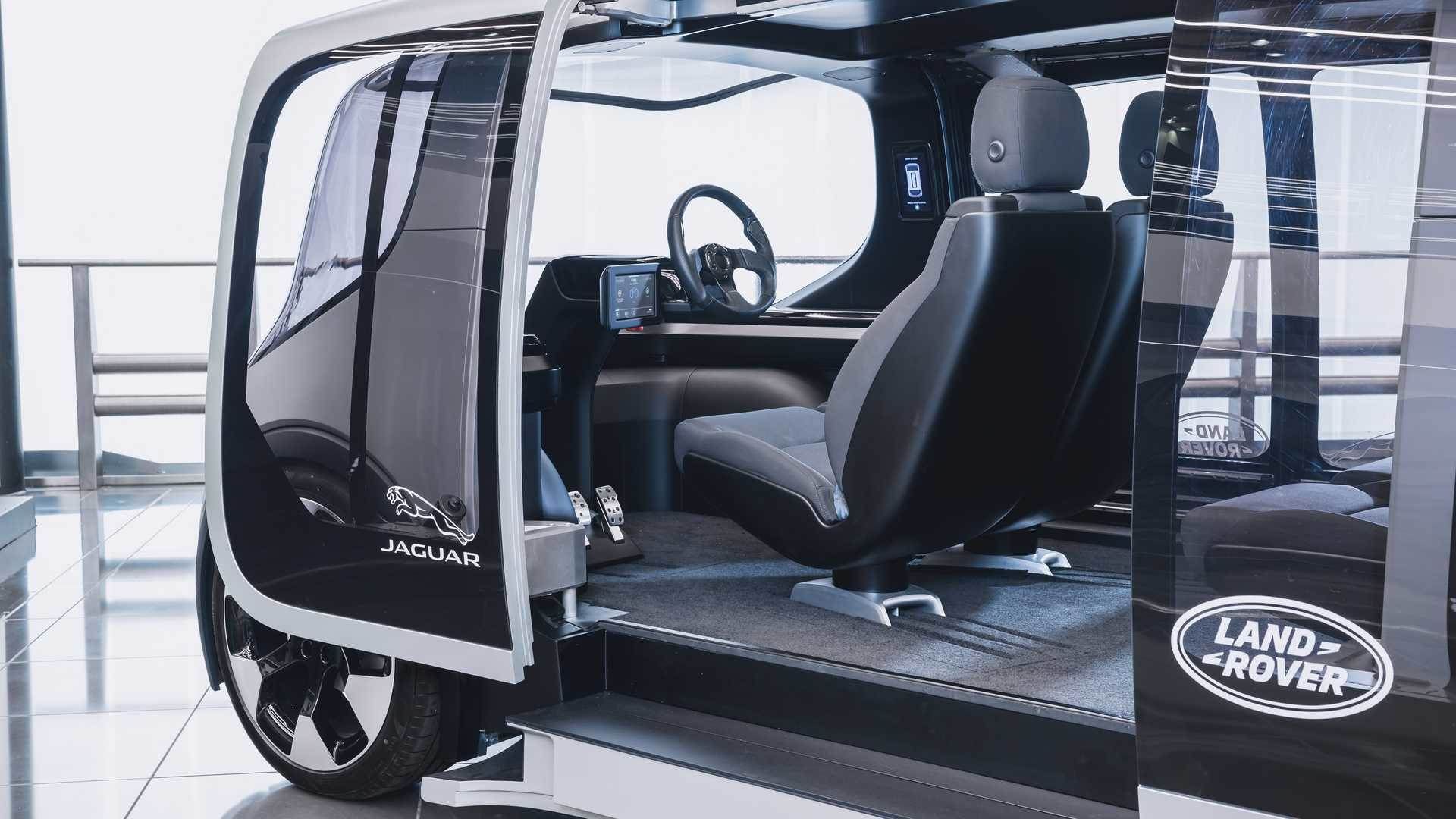 Jaguar Land Rover autonomous electric car / جگوار لندرور