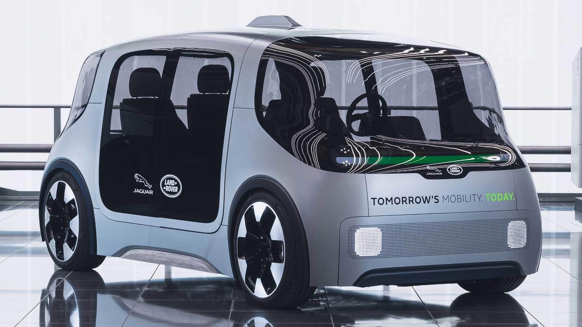 Jaguar Land Rover autonomous electric car / جگوار لندرور