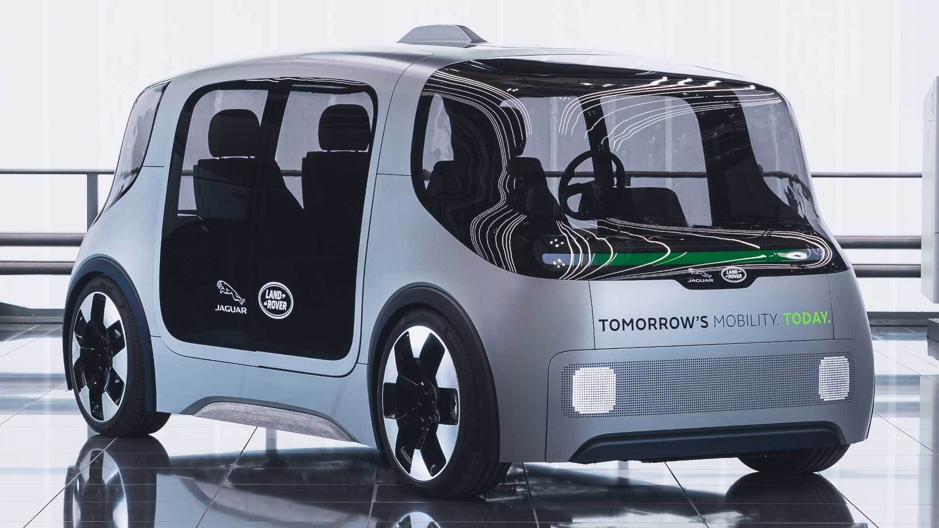 Jaguar Land Rover autonomous electric car / جگوار لندرور