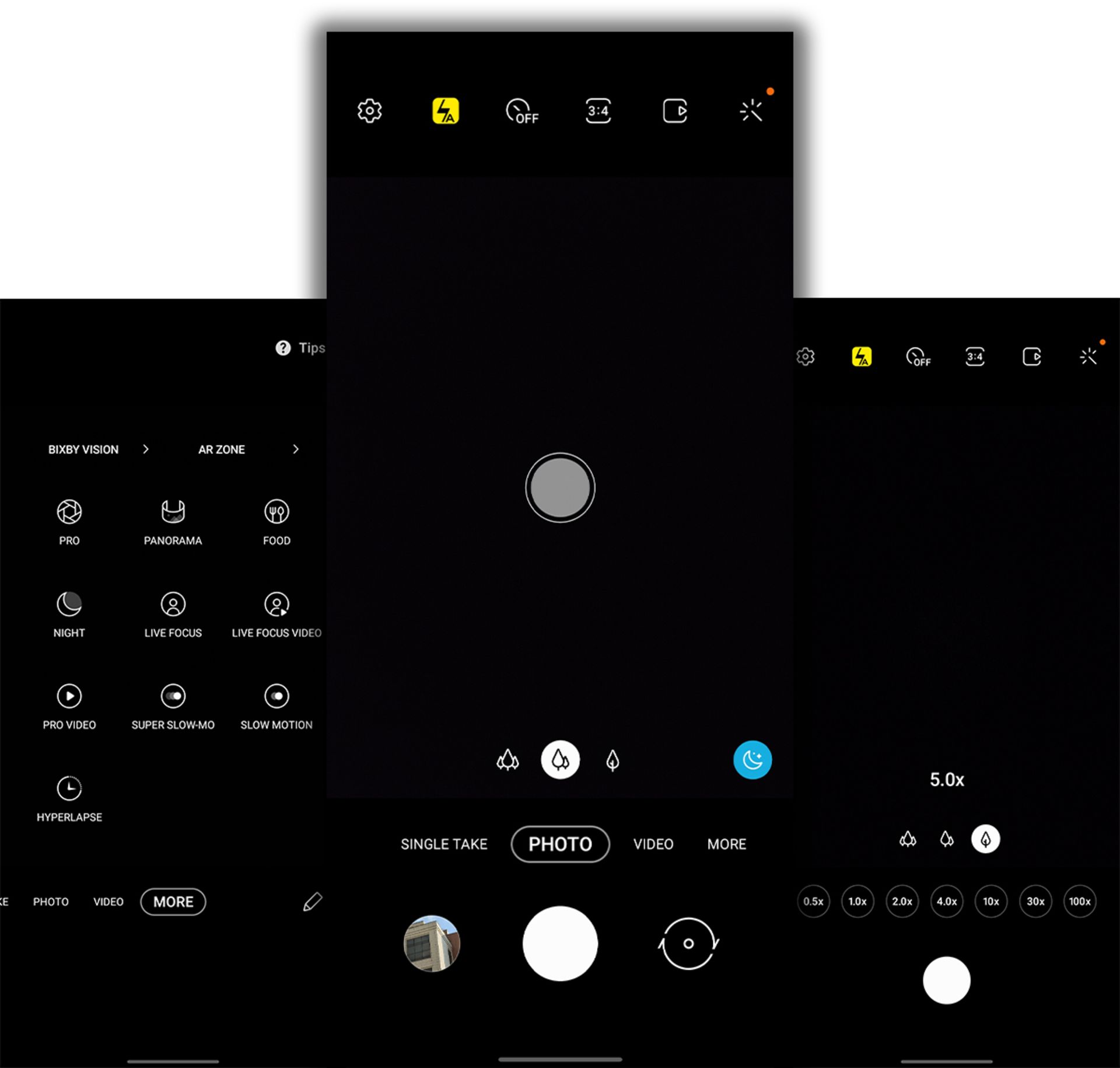 One UI 2.0 Camera