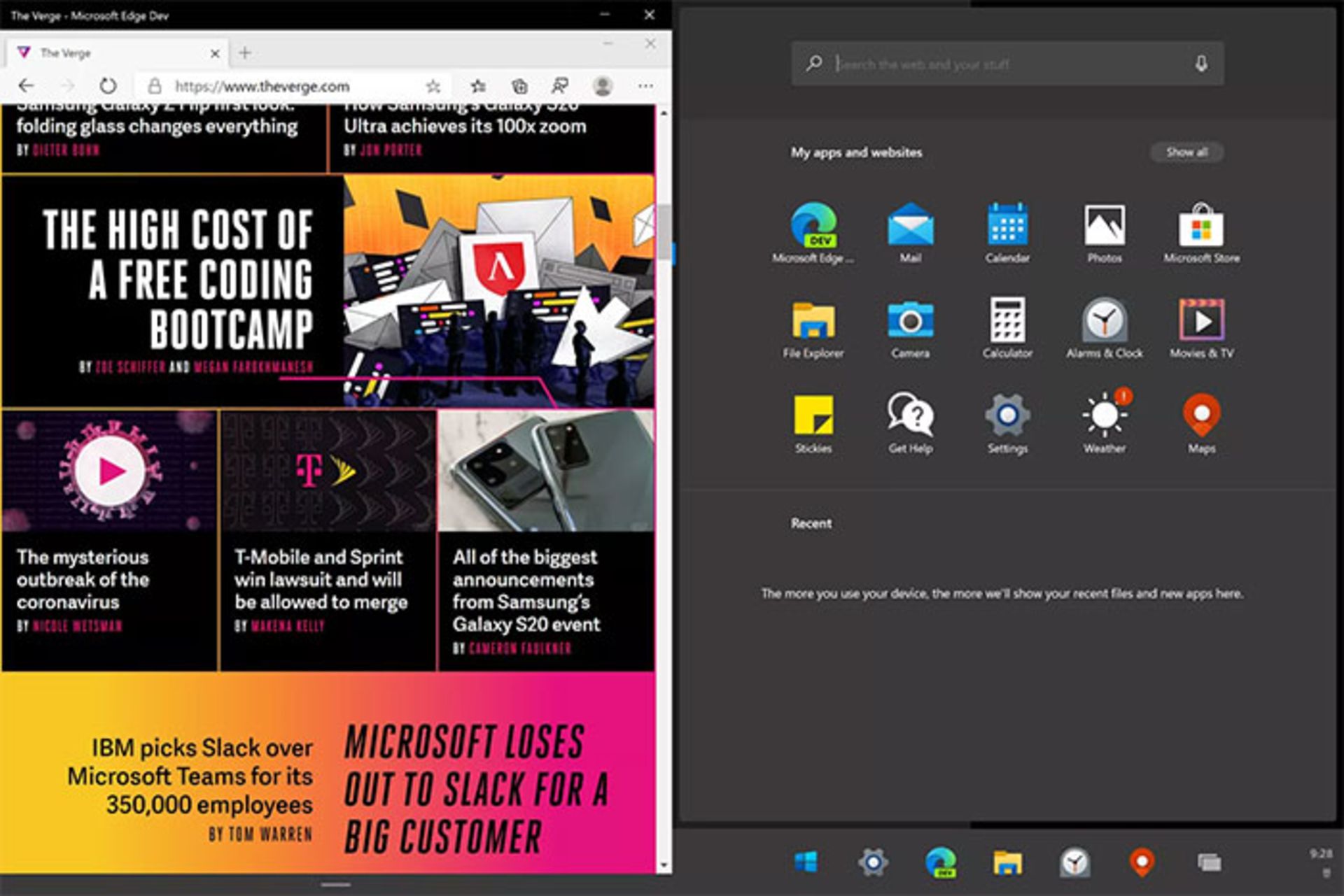 windows 10x