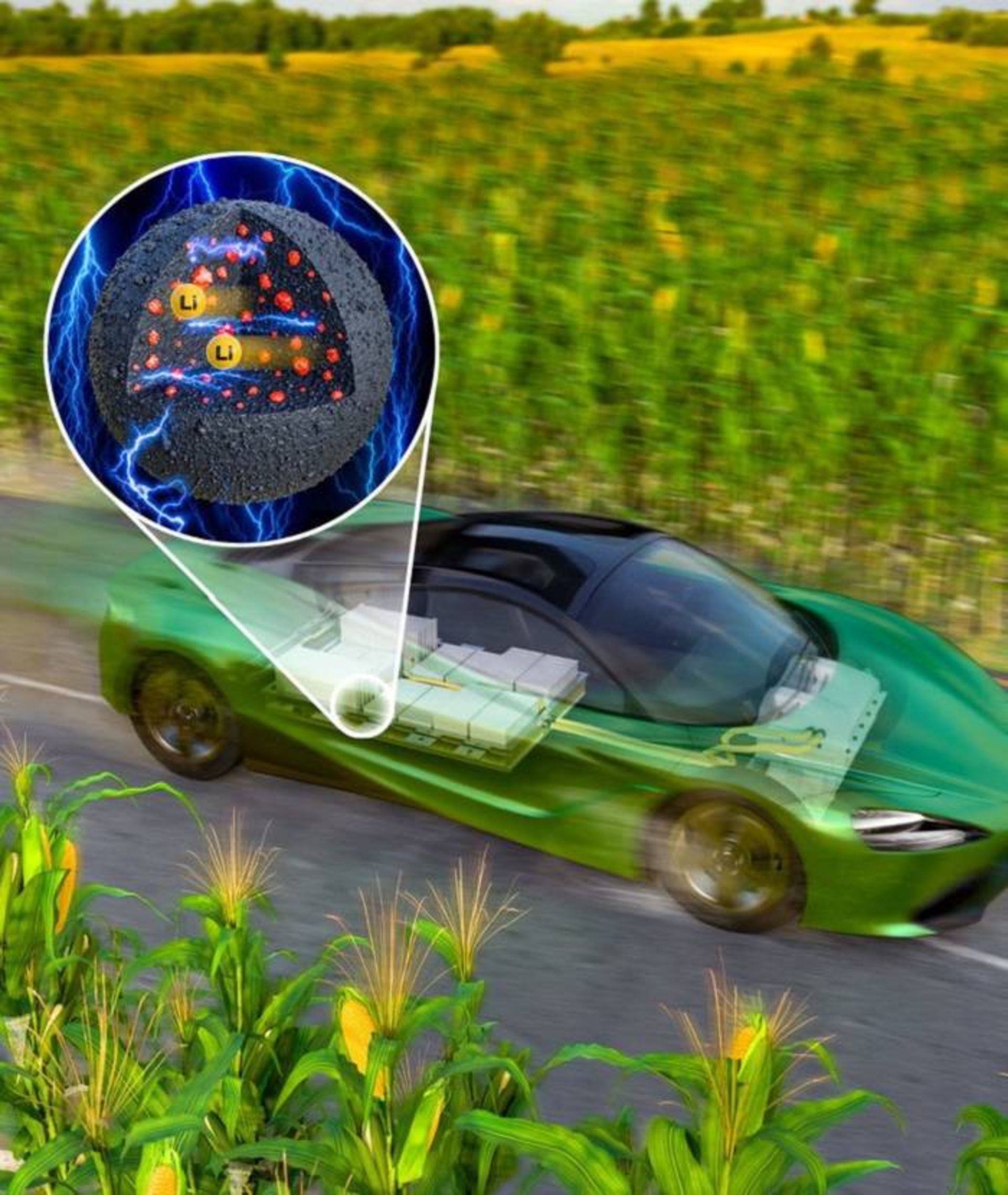 مواد باتری اتومبیل برقی