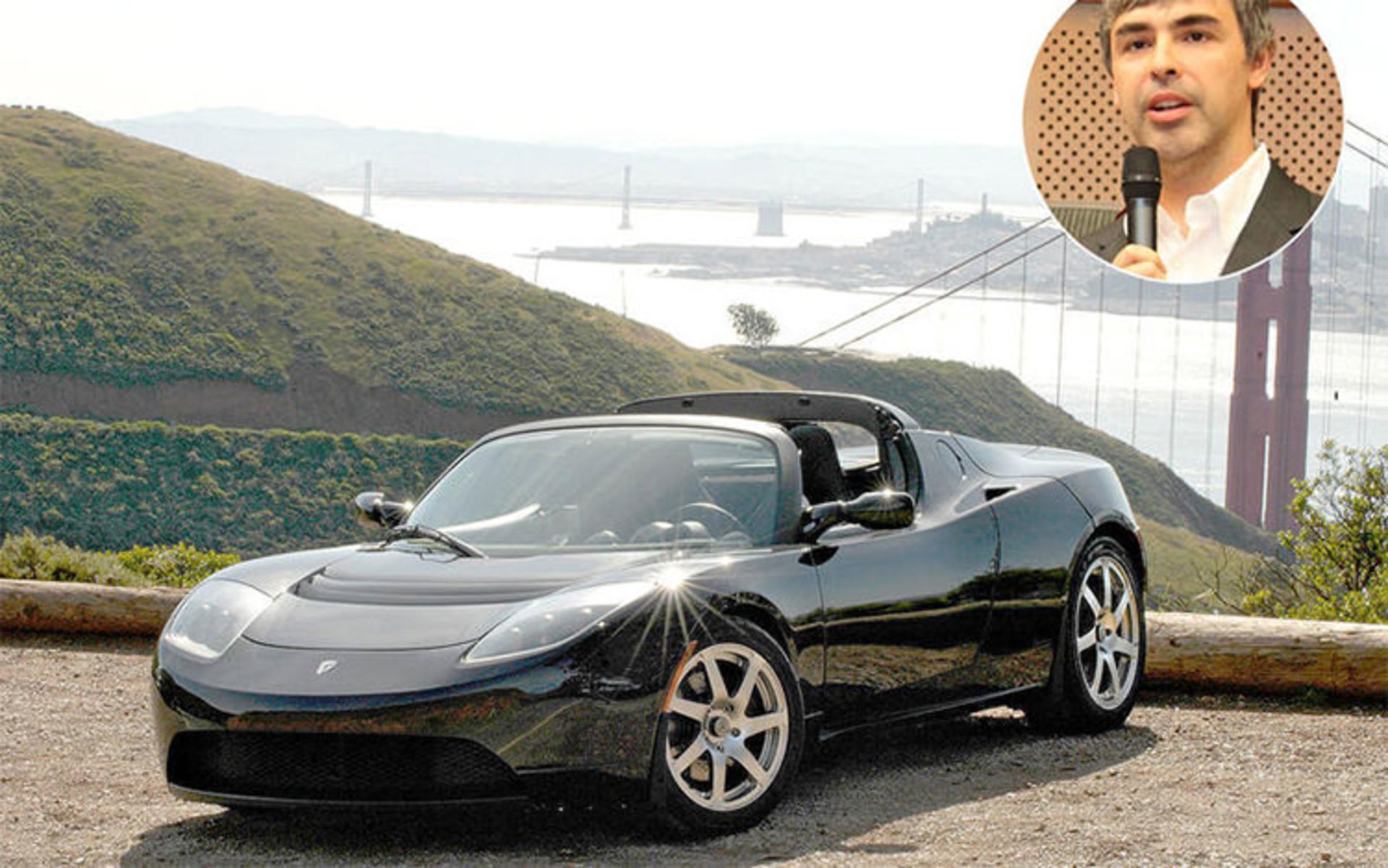 Larry Page - Tesla Roadster