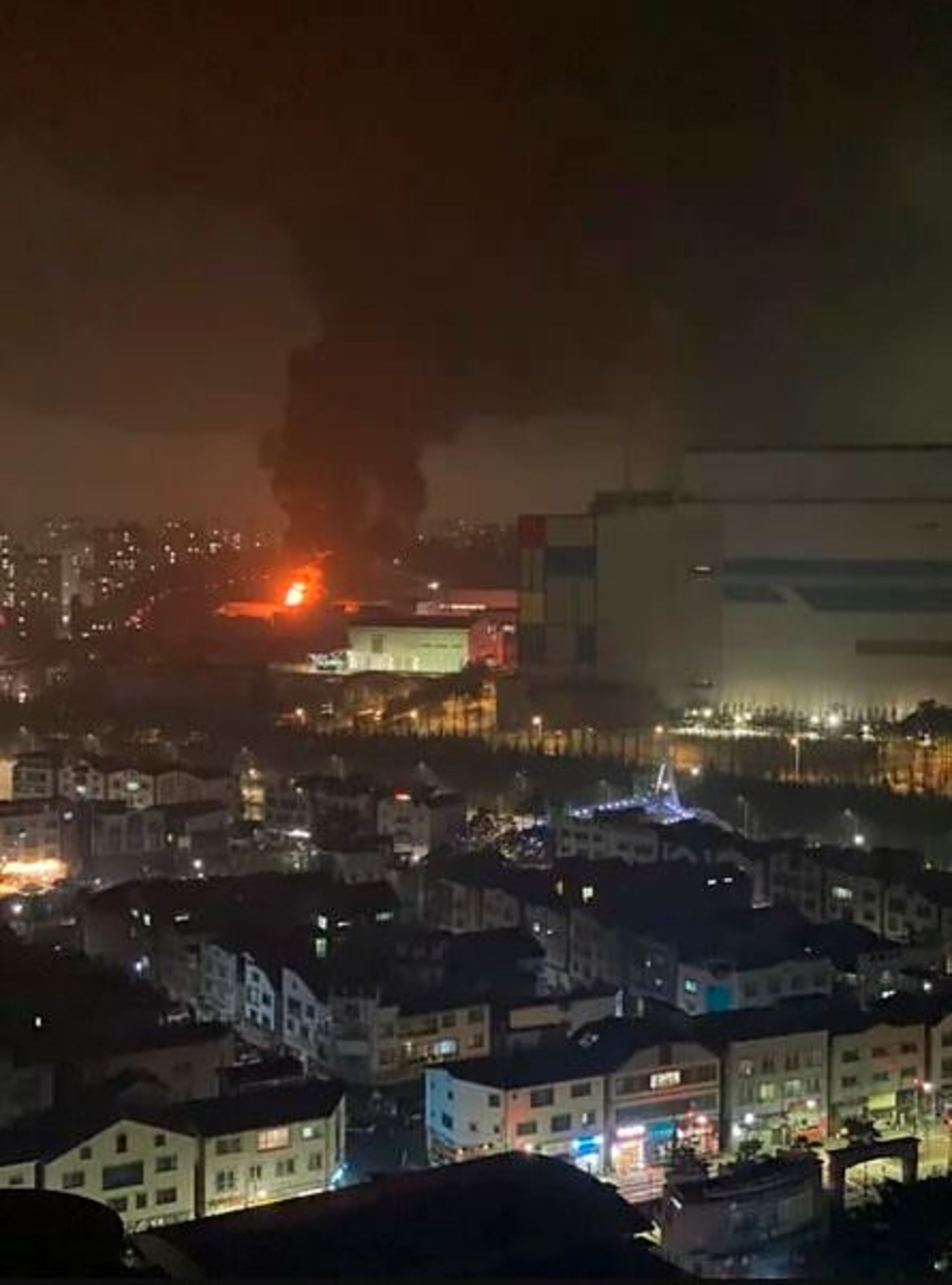 آتش سوزی کارخانه سامسونگ