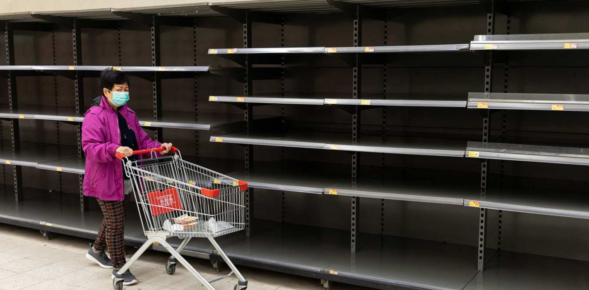 خالی شدن قفسه فروشگاه ها